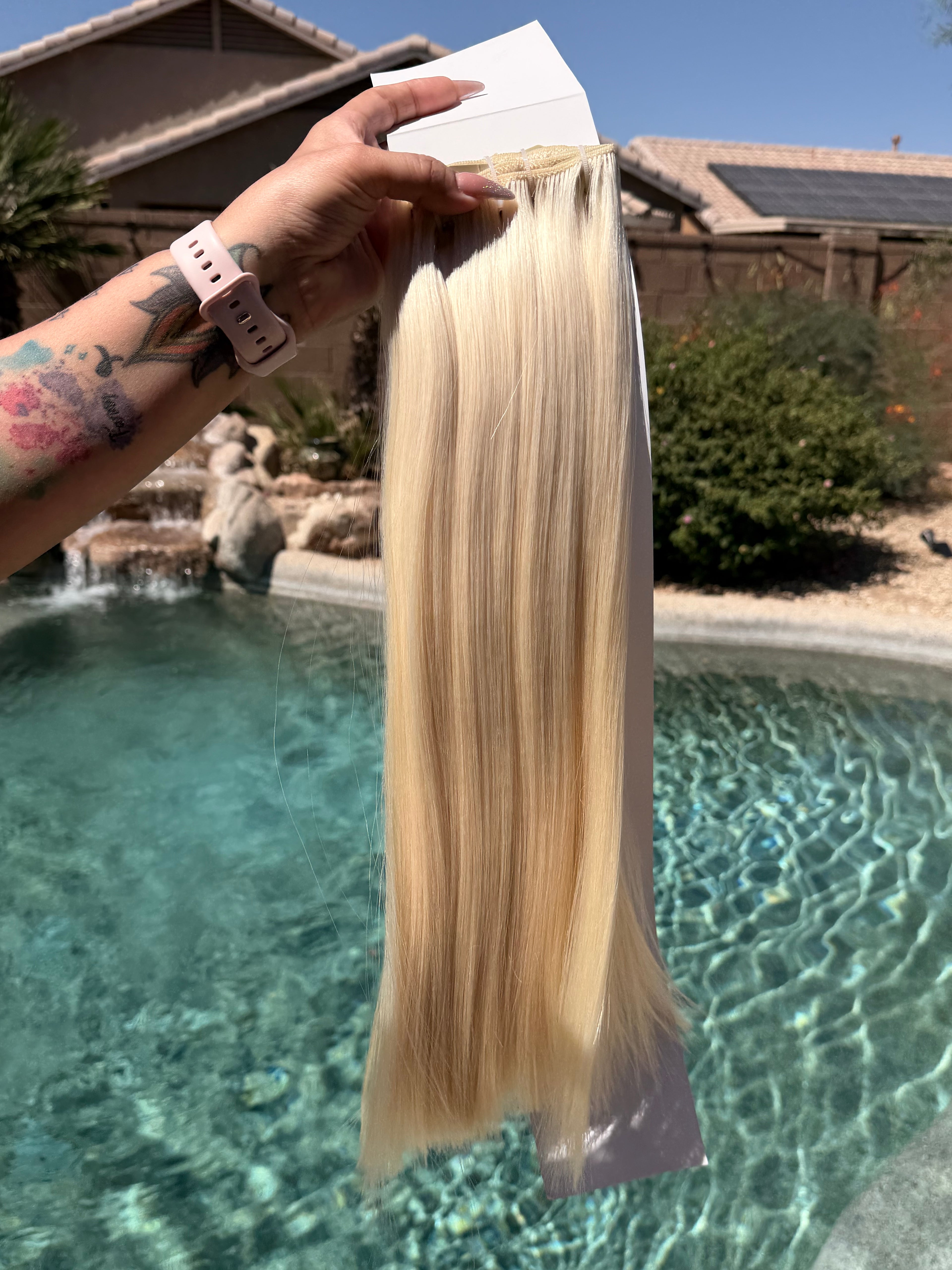 GB Glam Luxury Clip-IN Hair Extensions - 100% Real Human Hair
